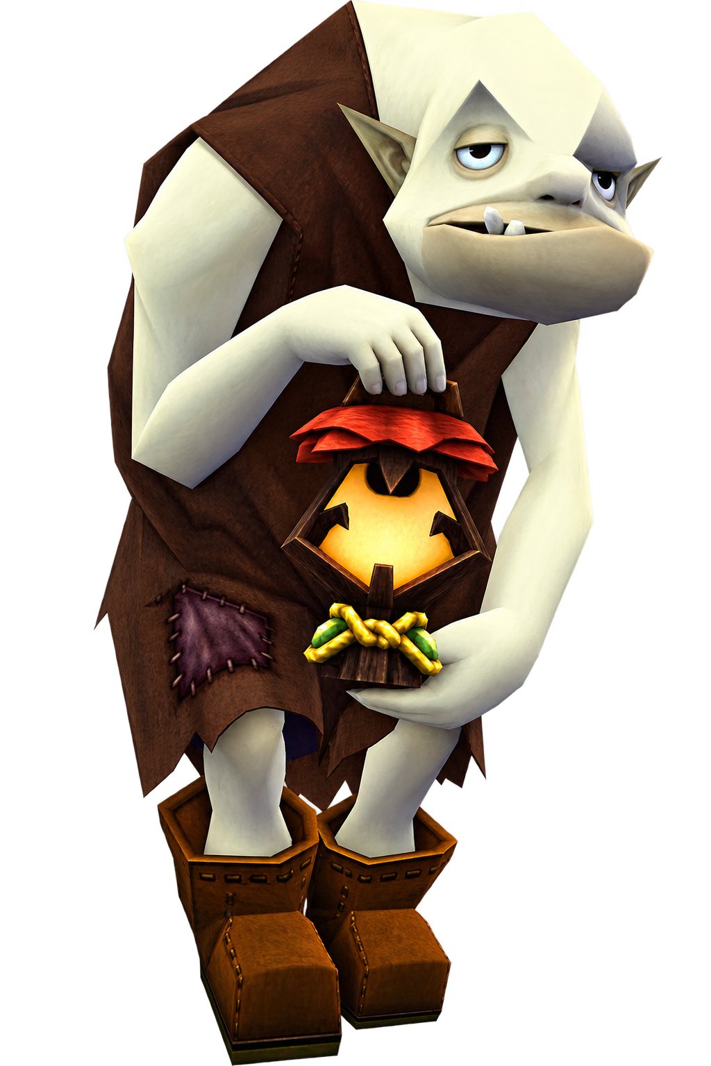 DAMPE holding a lantern